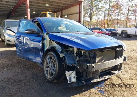 2021 Kia Forte Gt-Line из США, поврежденный, VIN 3KPF34AD0ME356987